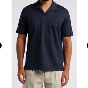 Hugo Boss Men's Navy Polo Shirt Size Small
